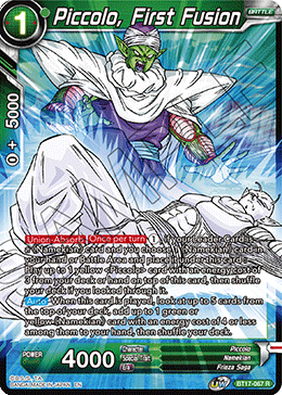 Piccolo, First Fusion (BT17-067) [Ultimate Squad] | Odin's Place