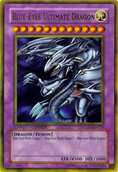 Blue-Eyes Ultimate Dragon [GLD1-EN028] Gold Rare | Odin's Place