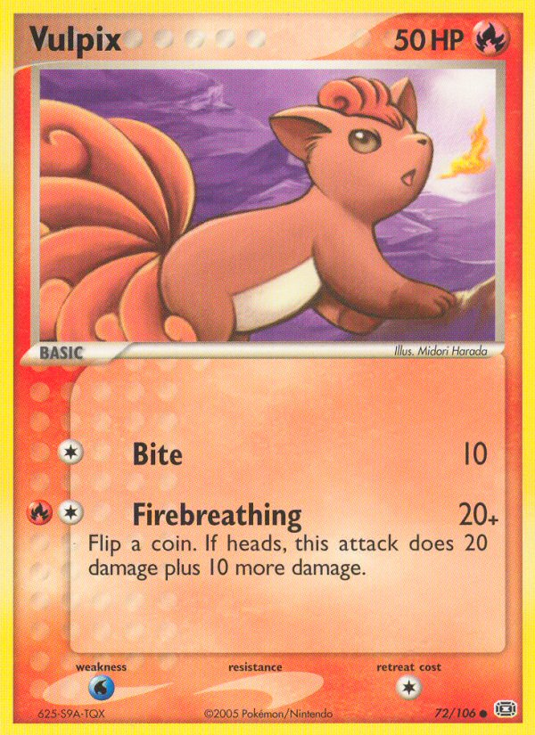 Vulpix (72/106) [EX: Emerald] | Odin's Place