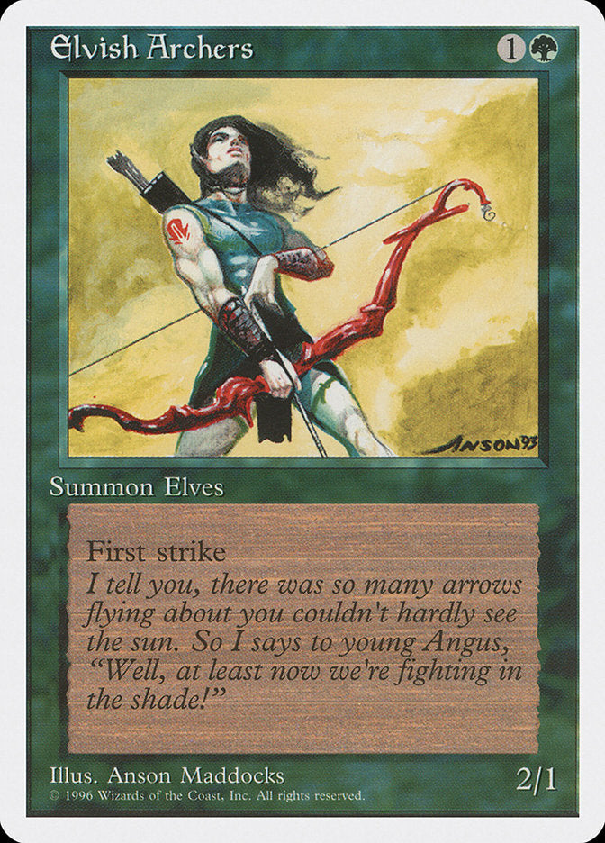 Elvish Archers [Introductory Two-Player Set] | Odin's Place