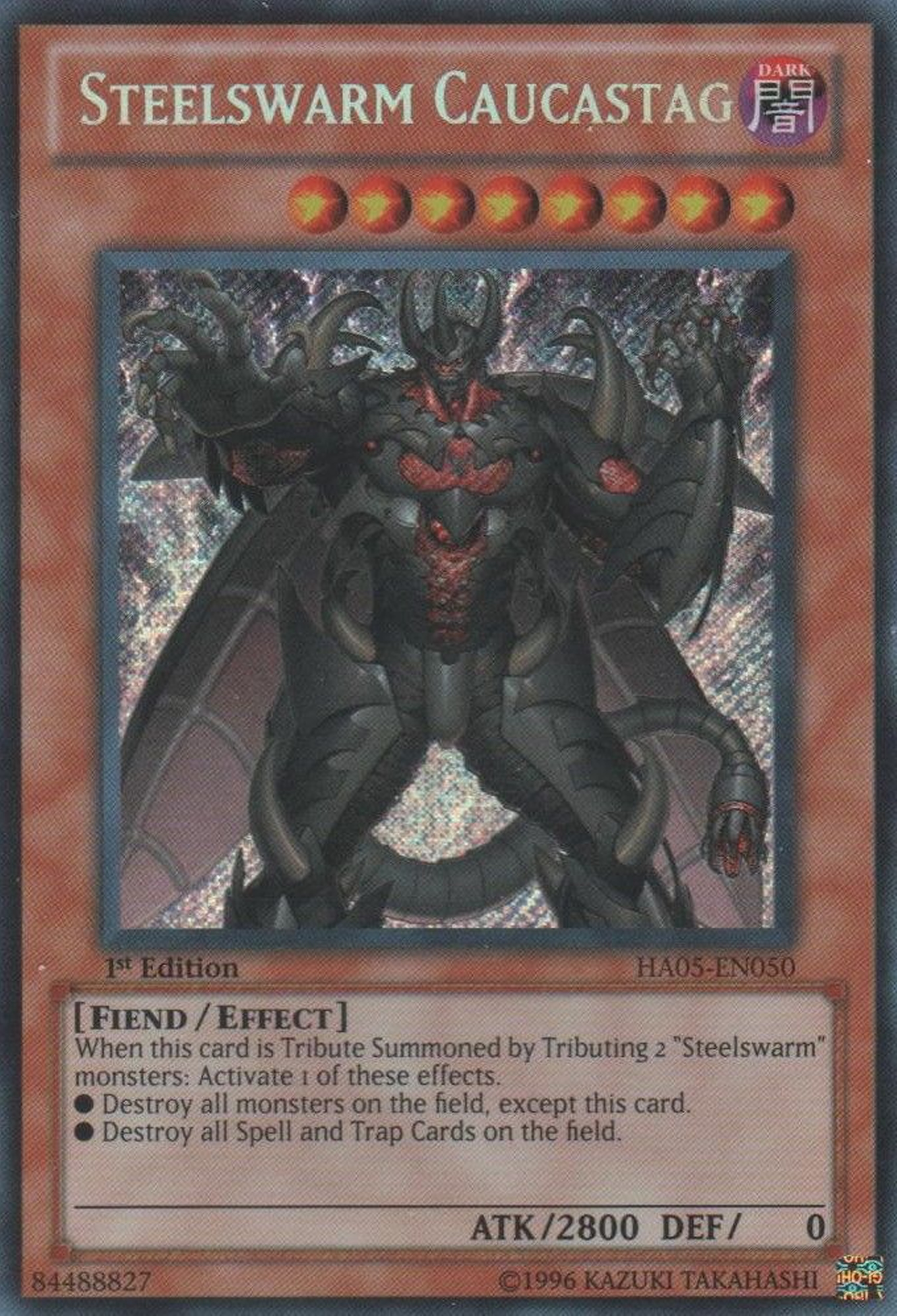 Steelswarm Caucastag [HA05-EN050] Secret Rare | Odin's Place