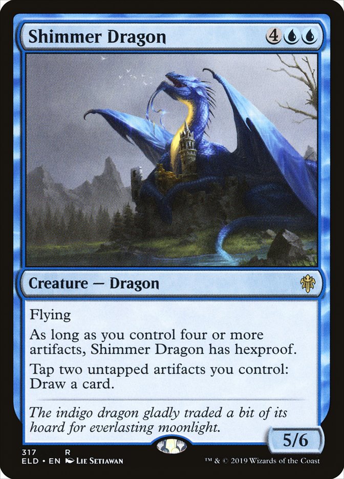 Shimmer Dragon [Throne of Eldraine] | Odin's Place