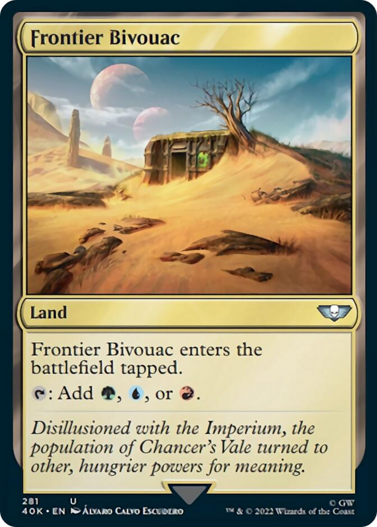 Frontier Bivouac (Surge Foil) [Warhammer 40,000] | Odin's Place