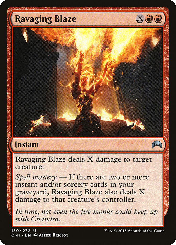 Ravaging Blaze (159) [Magic Origins] | Odin's Place