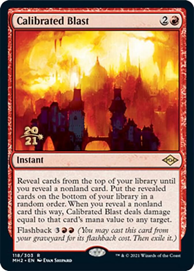 Calibrated Blast [Modern Horizons 2 Prerelease Promos] | Odin's Place