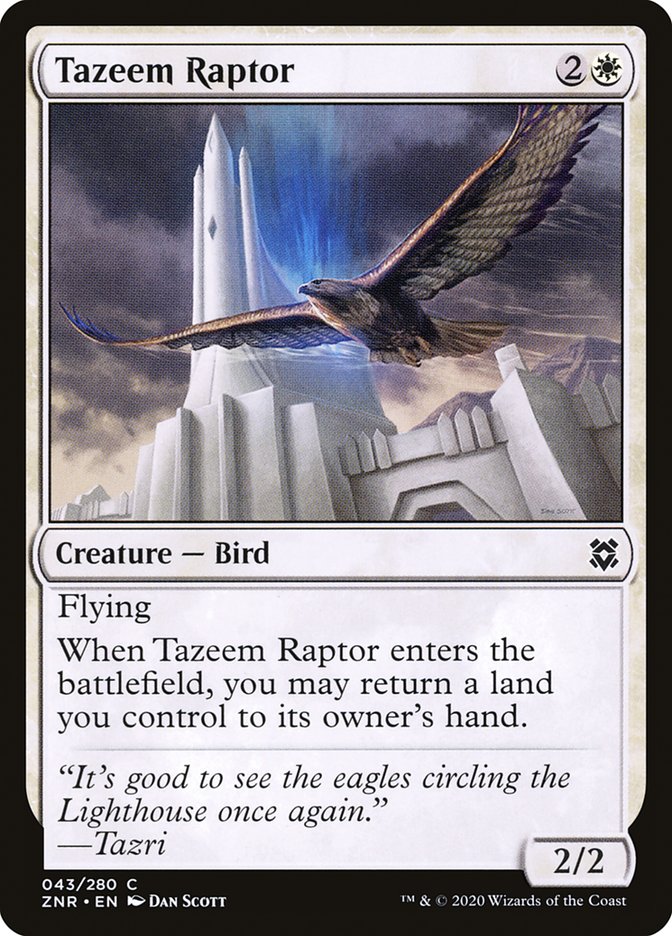 Tazeem Raptor [Zendikar Rising] | Odin's Place