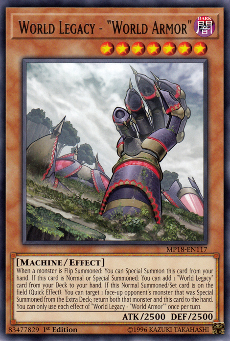 World Legacy - "World Armor" [MP18-EN117] Rare | Odin's Place