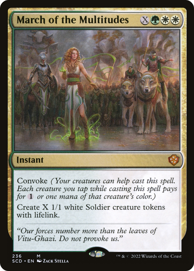 March of the Multitudes [Starter Commander Decks] | Odin's Place