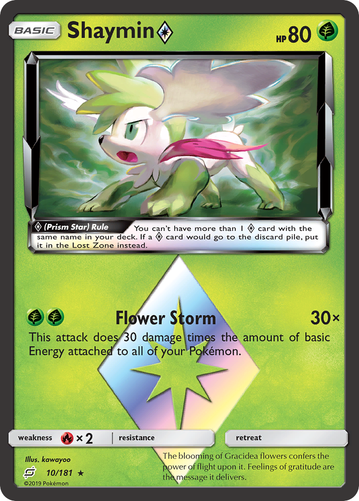 Shaymin (10/181) (Prism Star) [Sun & Moon: Team Up] | Odin's Place