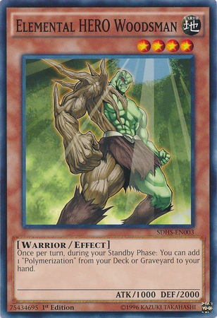 Elemental Hero Woodsman [SDHS-EN003] Common | Odin's Place