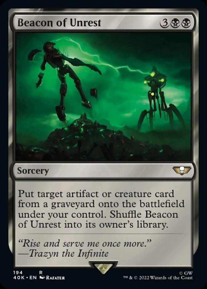 Beacon of Unrest (Surge Foil) [Warhammer 40,000] | Odin's Place