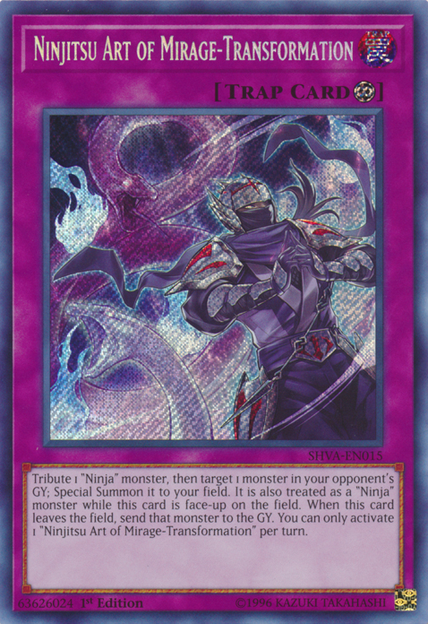 Ninjitsu Art of Mirage-Transformation [SHVA-EN015] Secret Rare | Odin's Place
