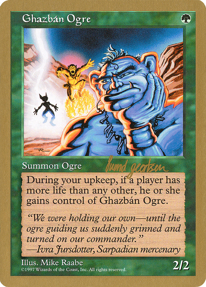 Ghazban Ogre (Svend Geertsen) [World Championship Decks 1997] | Odin's Place
