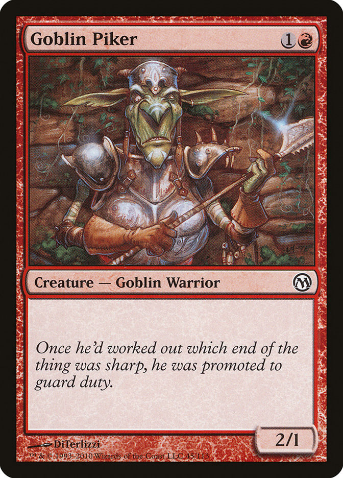 Goblin Piker (45) [Duels of the Planeswalkers] | Odin's Place