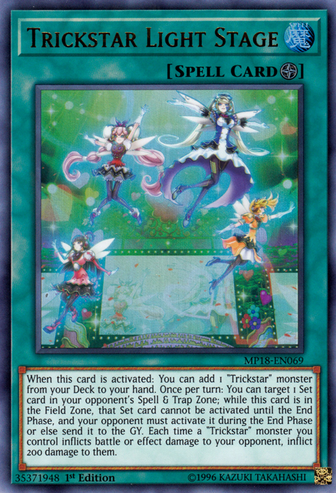 Trickstar Light Stage [MP18-EN069] Ultra Rare | Odin's Place