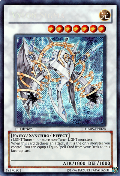 Vylon Sigma [HA05-EN024] Secret Rare | Odin's Place