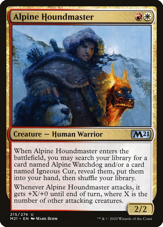 Alpine Houndmaster [Core Set 2021] | Odin's Place