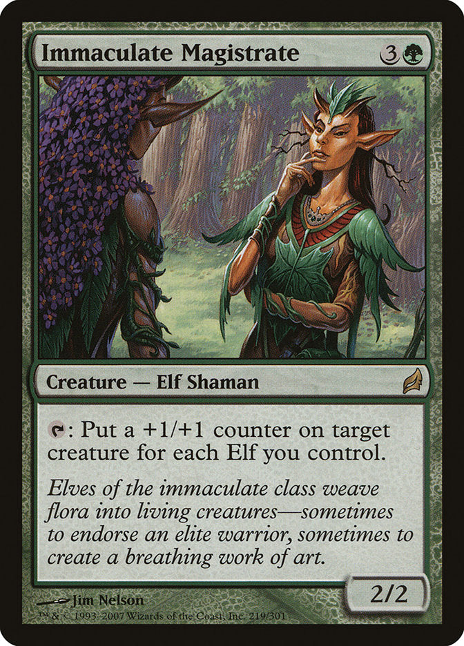 Immaculate Magistrate (219) [Lorwyn] | Odin's Place