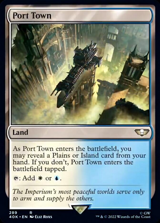 Port Town (Surge Foil) [Warhammer 40,000] | Odin's Place