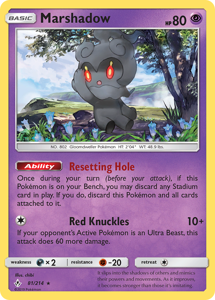 Marshadow (81/214) [Sun & Moon: Unbroken Bonds] | Odin's Place