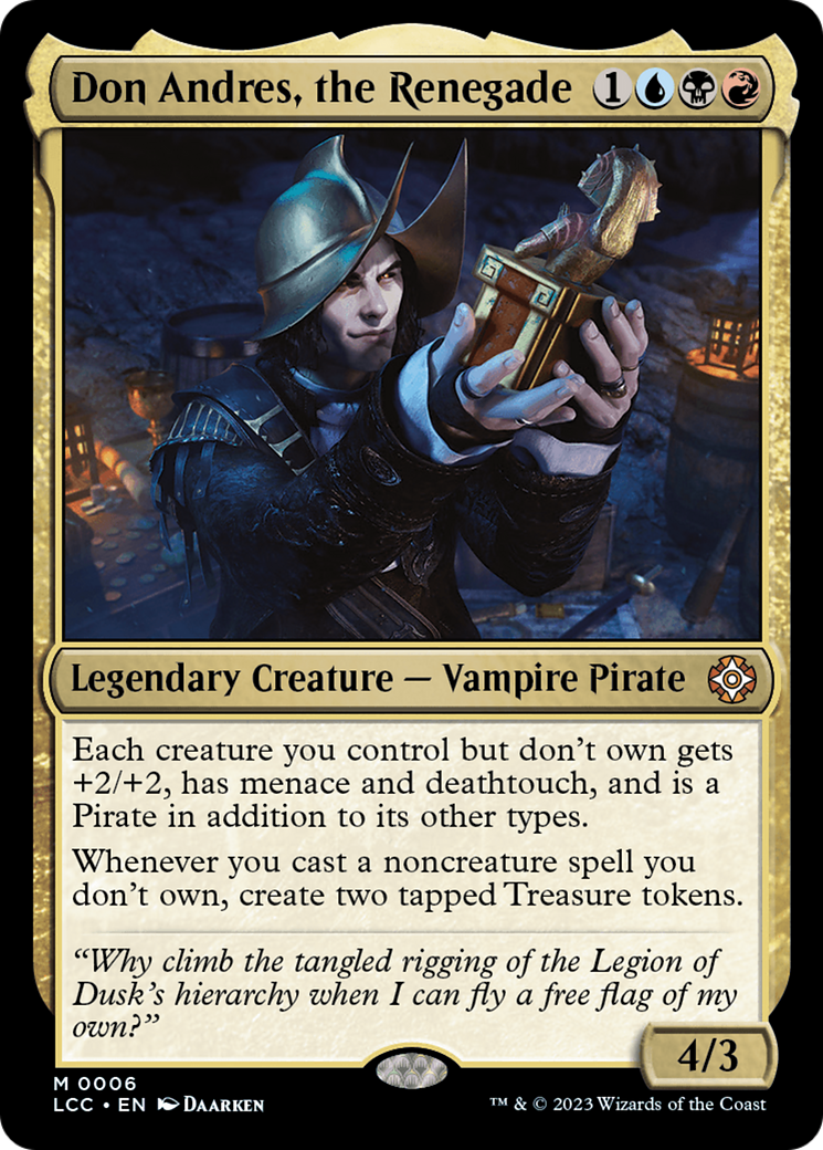 Don Andres, the Renegade [The Lost Caverns of Ixalan Commander] | Odin's Place