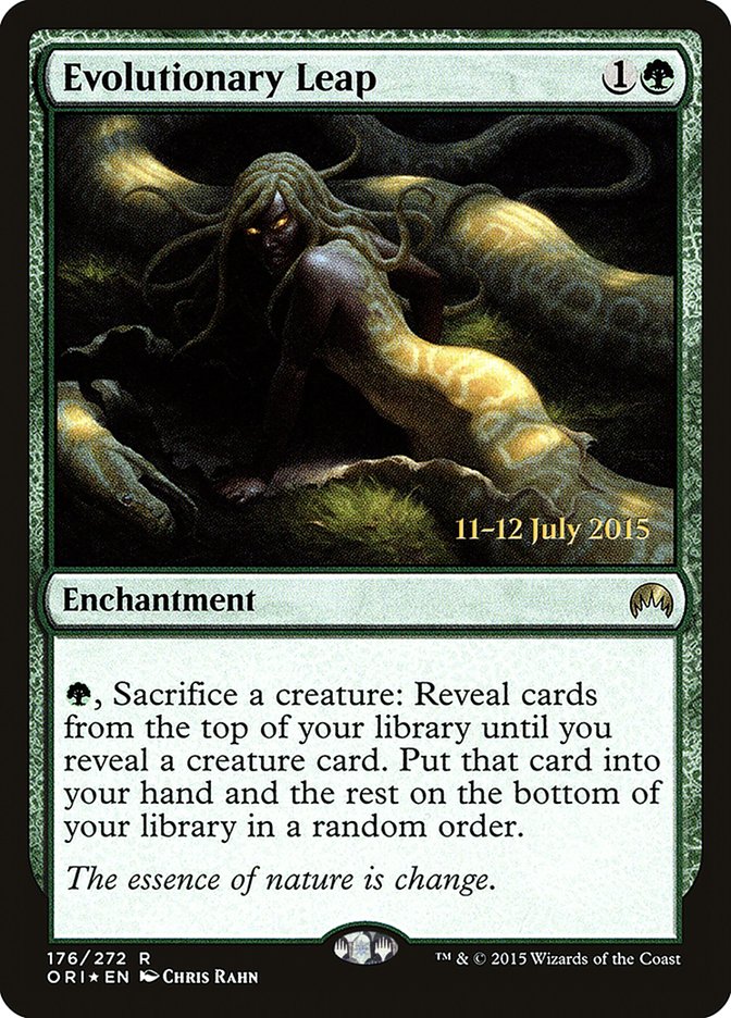 Evolutionary Leap (176) [Magic Origins Prerelease Promos] | Odin's Place