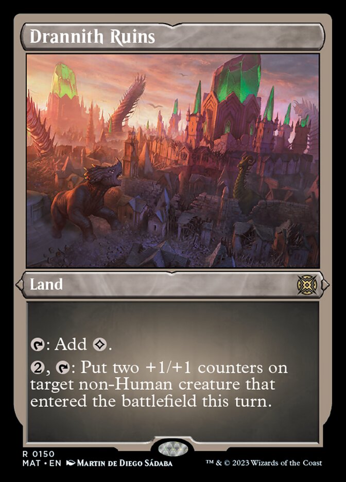 Drannith Ruins (Foil Etched) [March of the Machine: The Aftermath] | Odin's Place