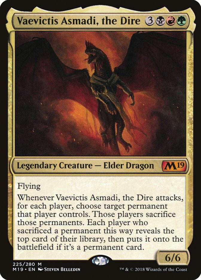 Vaevictis Asmadi, the Dire (225) [Core Set 2019] | Odin's Place