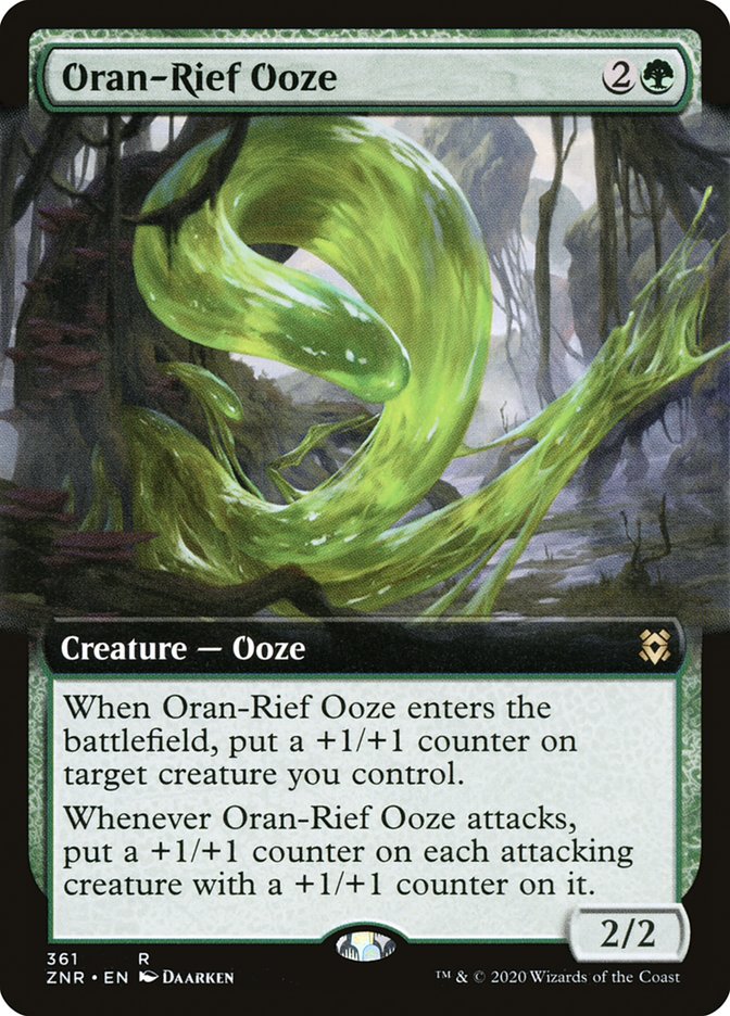 Oran-Rief Ooze (Extended Art) [Zendikar Rising] | Odin's Place