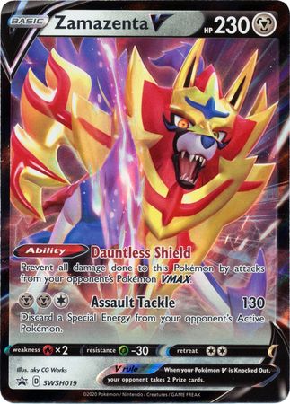 Zamazenta V (SWSH019) [Sword & Shield: Black Star Promos] | Odin's Place