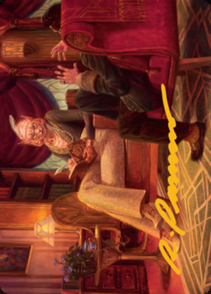 Phabine, Boss's Confidant Art Card (Gold-Stamped Signature) [Streets of New Capenna Art Series] | Odin's Place