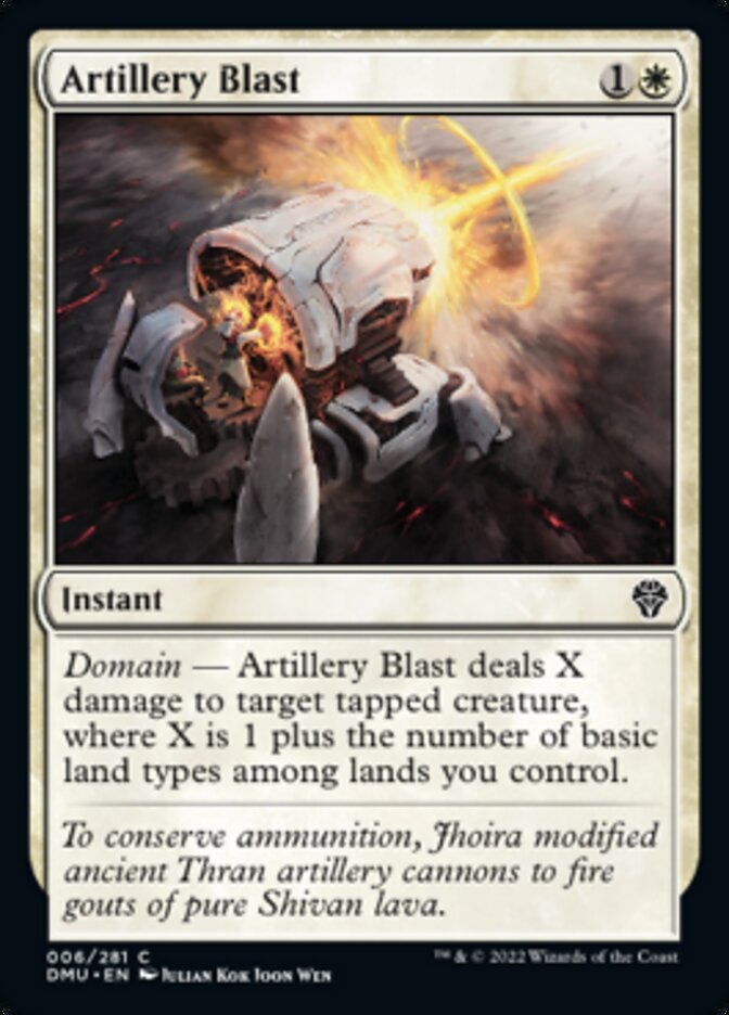 Artillery Blast [Dominaria United] | Odin's Place