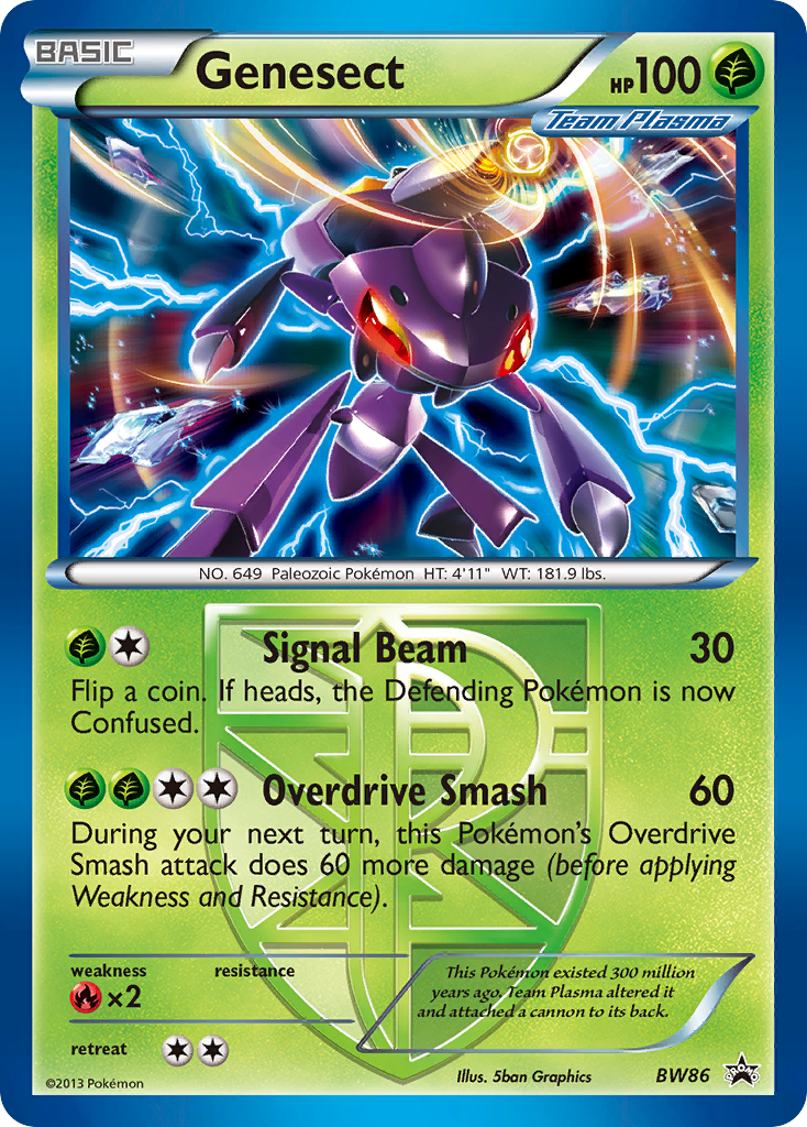 Genesect (BW86) (Team Plasma) [Black & White: Black Star Promos] | Odin's Place