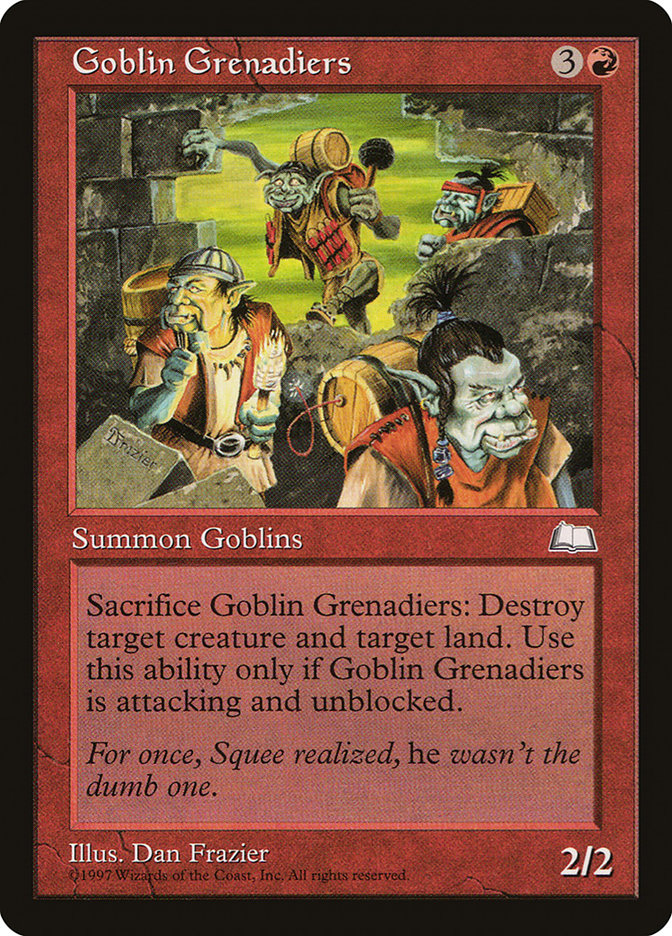 Goblin Grenadiers (104) [Weatherlight] | Odin's Place