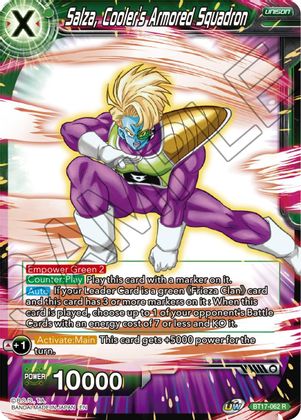 Salza, Cooler's Armored Squadron (BT17-062) [Ultimate Squad] | Odin's Place