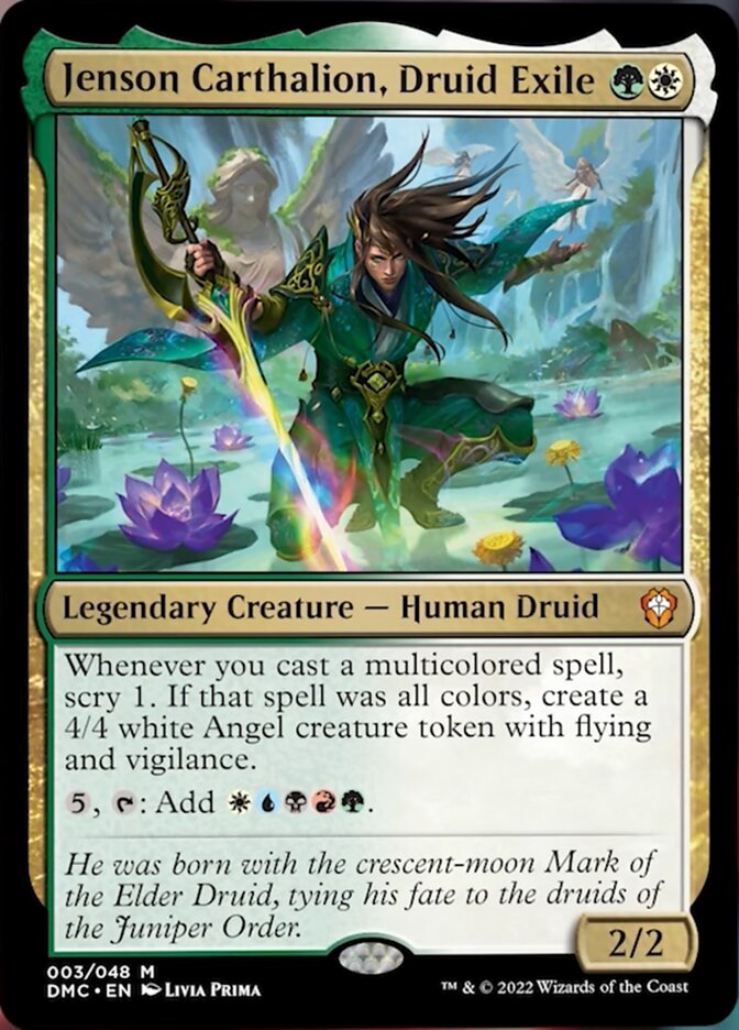 Jenson Carthalion, Druid Exile [Dominaria United Commander] | Odin's Place
