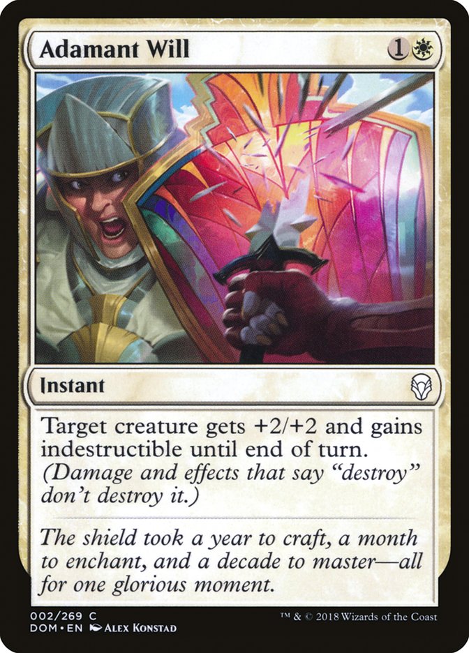 Adamant Will (2) [Dominaria] | Odin's Place