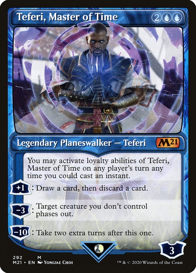 Teferi, Master of Time (Showcase) (292) [Core Set 2021] | Odin's Place