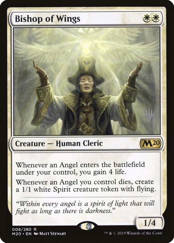 Bishop of Wings (Promo Pack) [Core Set 2020 Promos] | Odin's Place