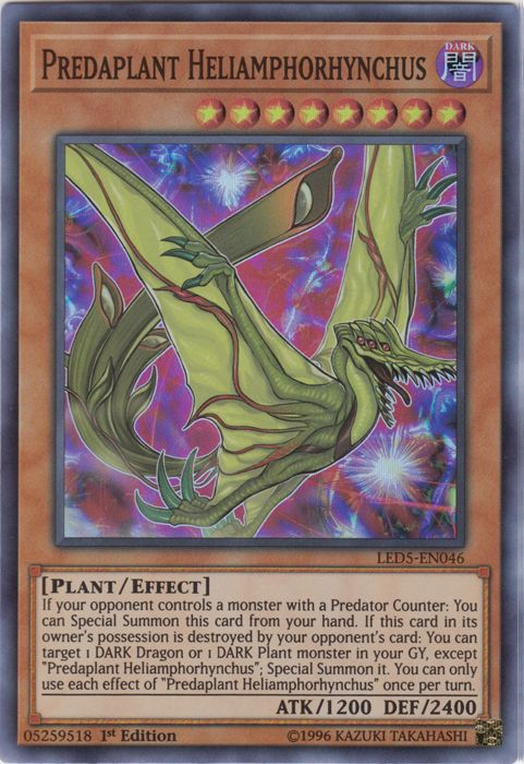 Predaplant Heliamphorhynchus [LED5-EN046] Super Rare | Odin's Place