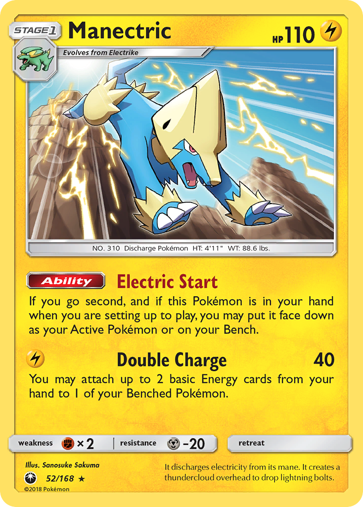 Manectric (52/168) [Sun & Moon: Celestial Storm] | Odin's Place