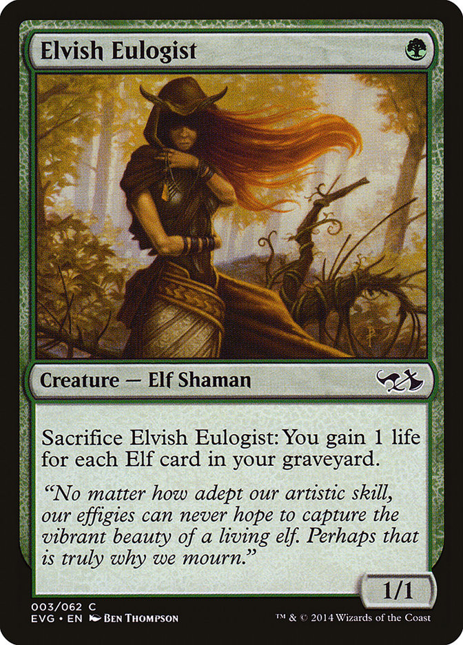 Elvish Eulogist (3) (Elves vs. Goblins) [Duel Decks Anthology] | Odin's Place