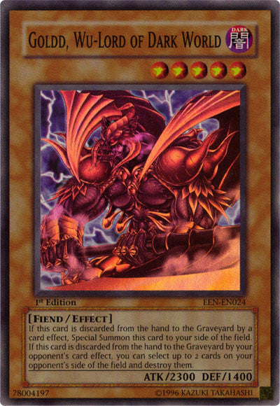 Goldd, Wu-Lord of Dark World [EEN-EN024] Super Rare | Odin's Place