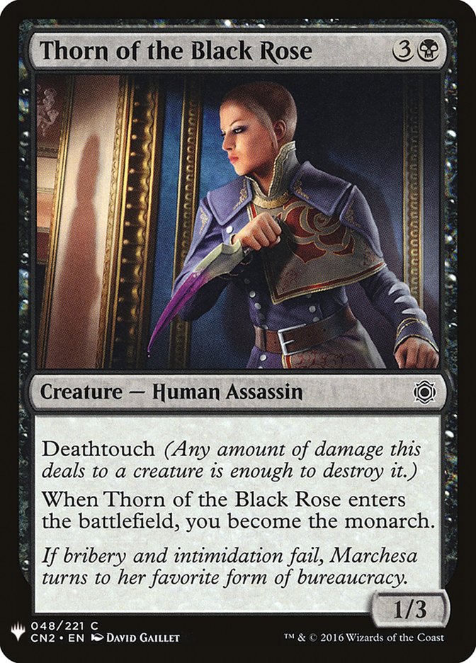 Thorn of the Black Rose [Mystery Booster] | Odin's Place