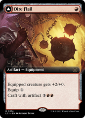 Dire Flail (Extended Art) [The Lost Caverns of Ixalan] | Odin's Place