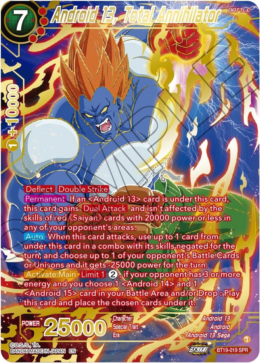Android 13, Total Annihilator (SPR) (BT19-019) [Fighter's Ambition] | Odin's Place