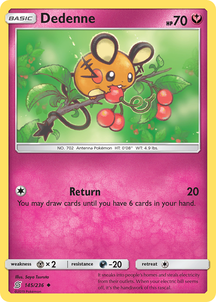 Dedenne (145/236) [Sun & Moon: Unified Minds] | Odin's Place