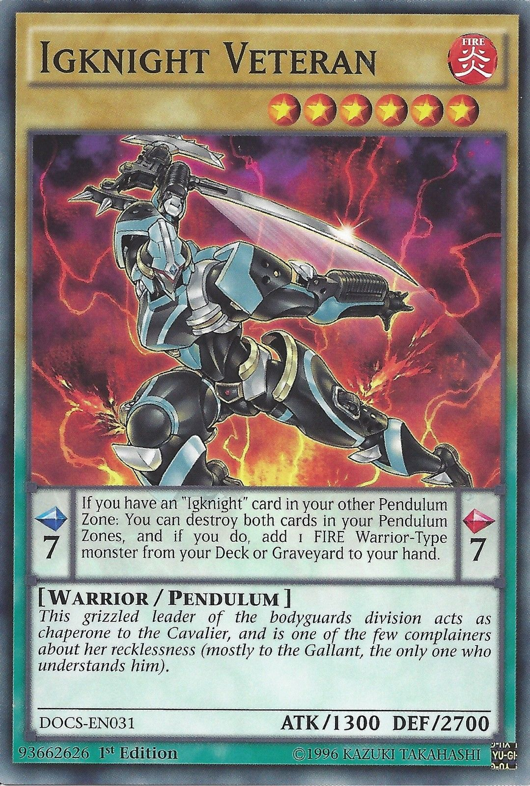 Igknight Veteran [DOCS-EN031] Common | Odin's Place