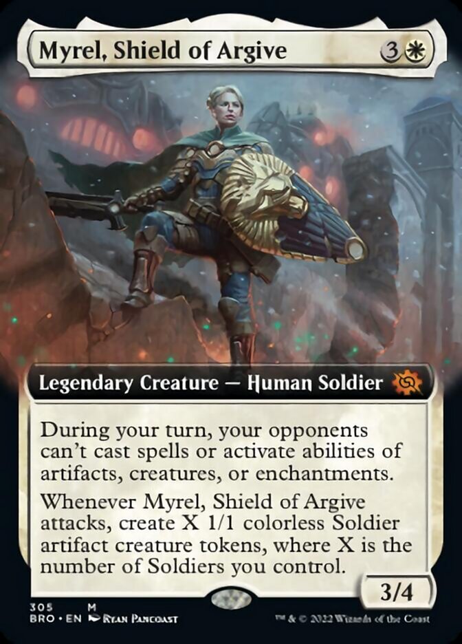Myrel, Shield of Argive (Extended Art) [The Brothers' War] | Odin's Place