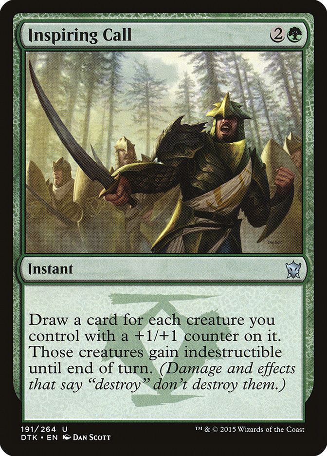 Inspiring Call (191) [Dragons of Tarkir] | Odin's Place
